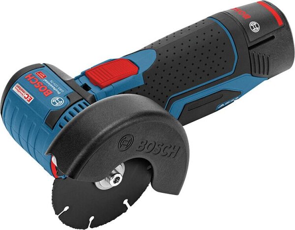 Akku-Winkelschleifer BOSCH 12V GWS 12V-76 2 x 3,0 Ah Akkus und Ladegerät