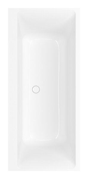 Villeroy & Boch Subway 3.0 Rechteck-Badewanne, Einbau weiß