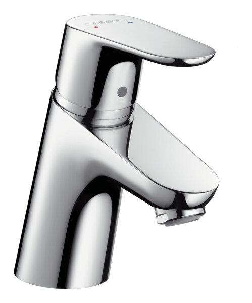 hansgrohe Focus Waschtischarmatur 70 mit verschließbarem Ablaufventil Push-Open, chrom