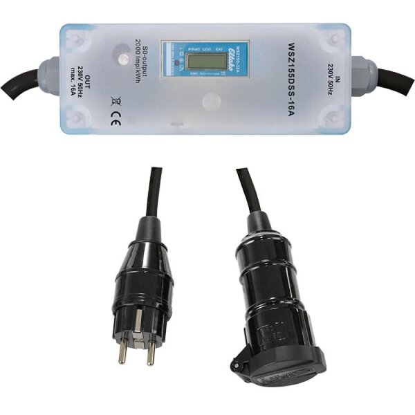 Mobiler Wechselstromzähler WSZ155DSS-16A MID